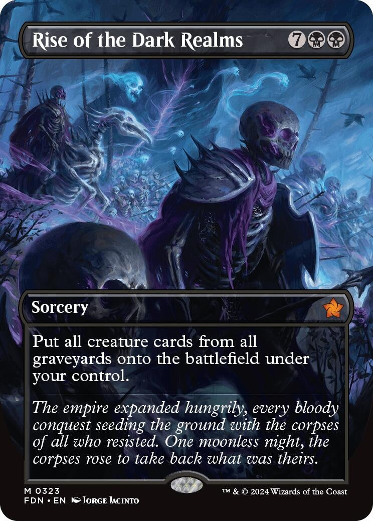 Image for Rise of the Dark Realms (Borderless) (323) - Magic: The Gathering