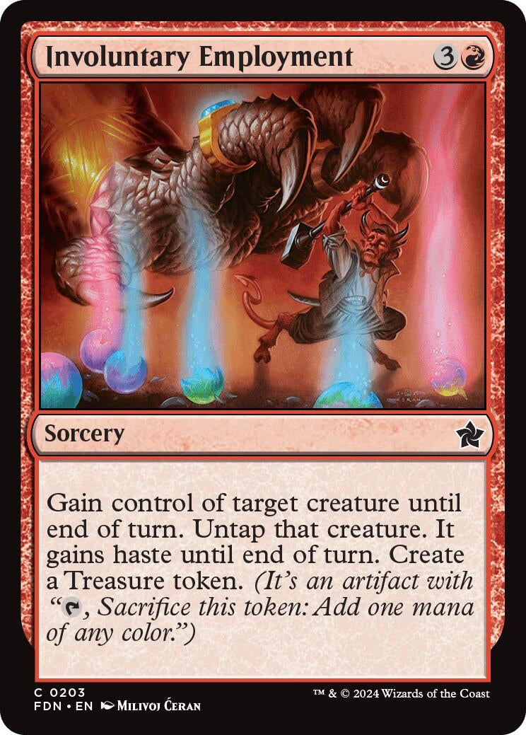 Image for Involuntary Employment (203) - Magic: The Gathering