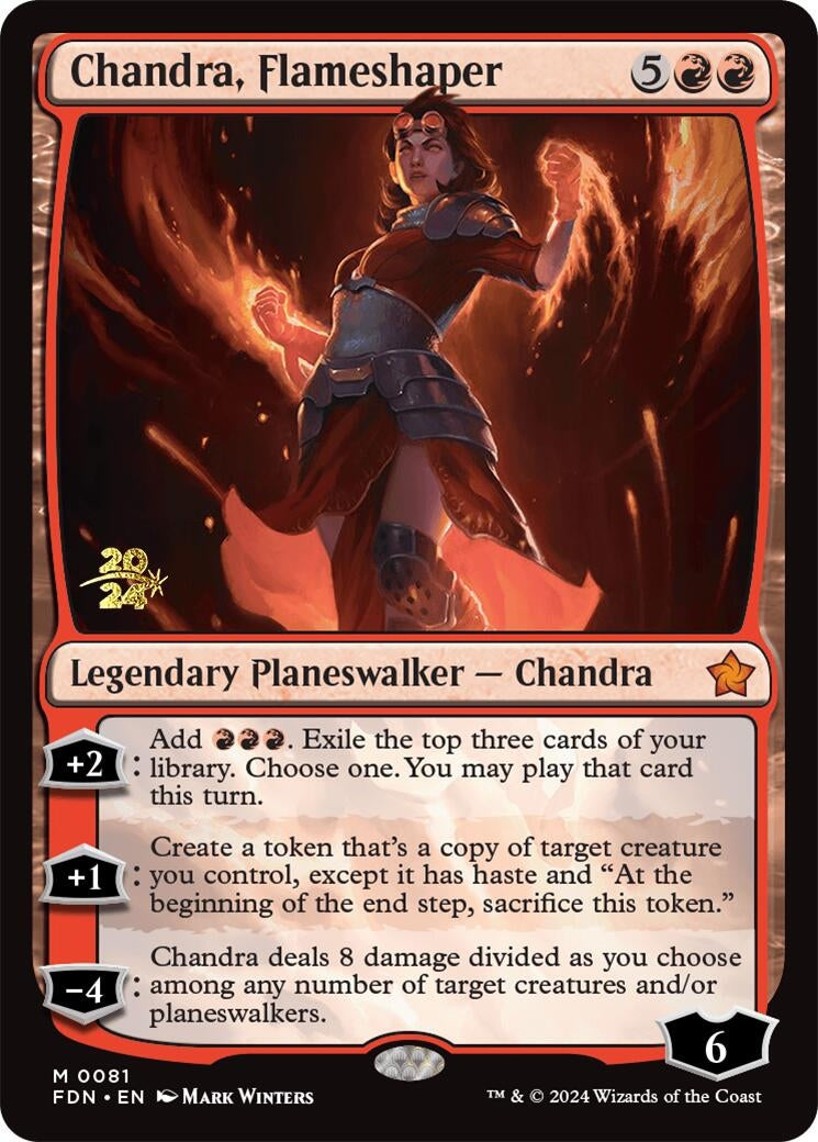Image for Chandra, Flameshaper (81) - Magic: The Gathering
