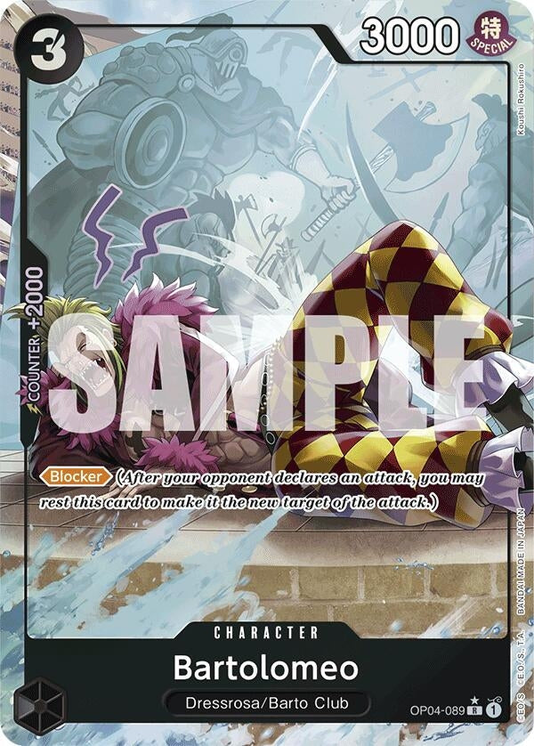 Image for Bartolomeo (OP04-089) (Full Art) (OP04-089) - One Piece Card Game