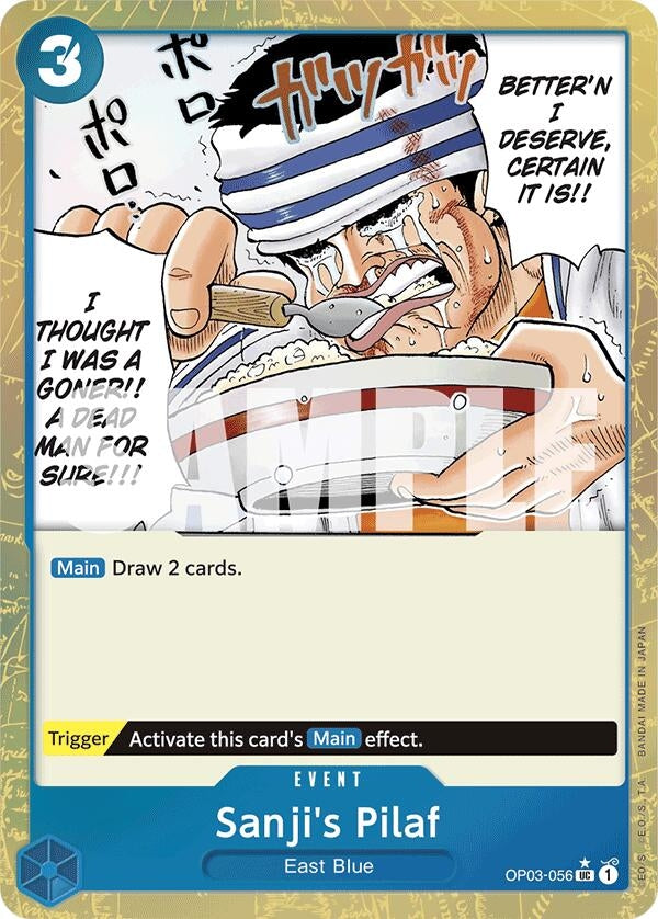 Image for Sanji's Pilaf (Textured Foil) (OP03-056) - One Piece Card Game