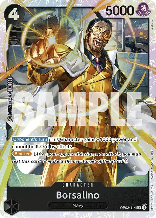 Image for Borsalino (Reprint) (OP02-114) - One Piece Card Game