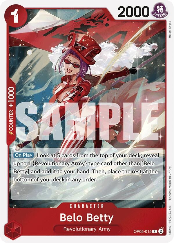 Image for Belo Betty (OP05-015) (Reprint) (OP05-015) - One Piece Card Game