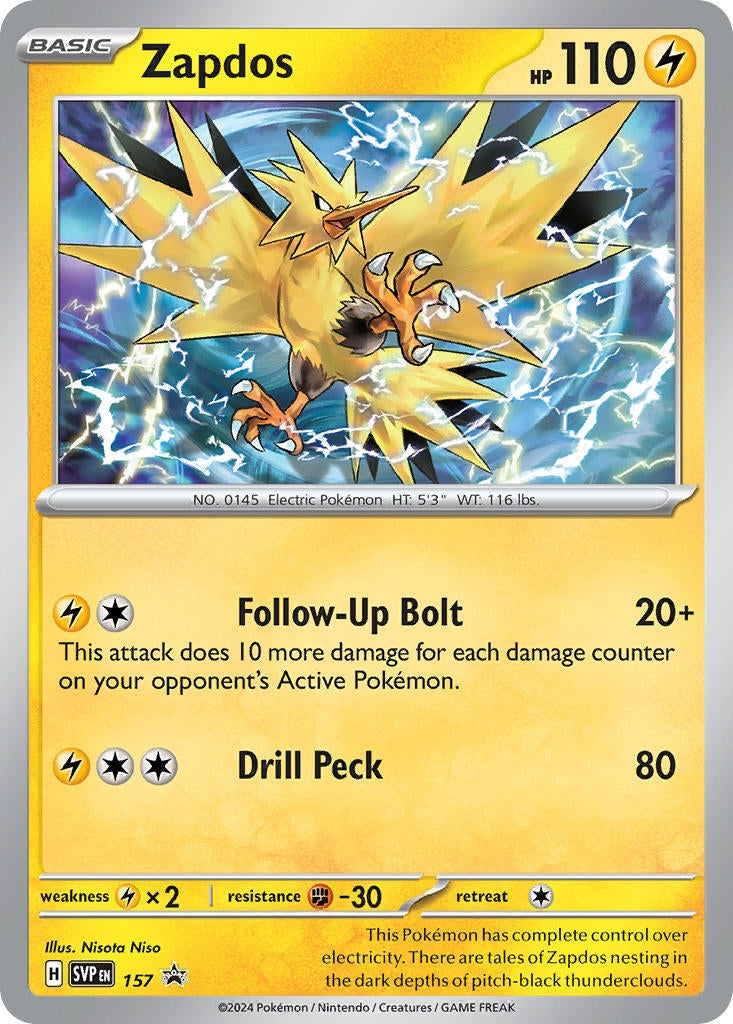 Image for Zapdos - 157 (157) - Pokemon