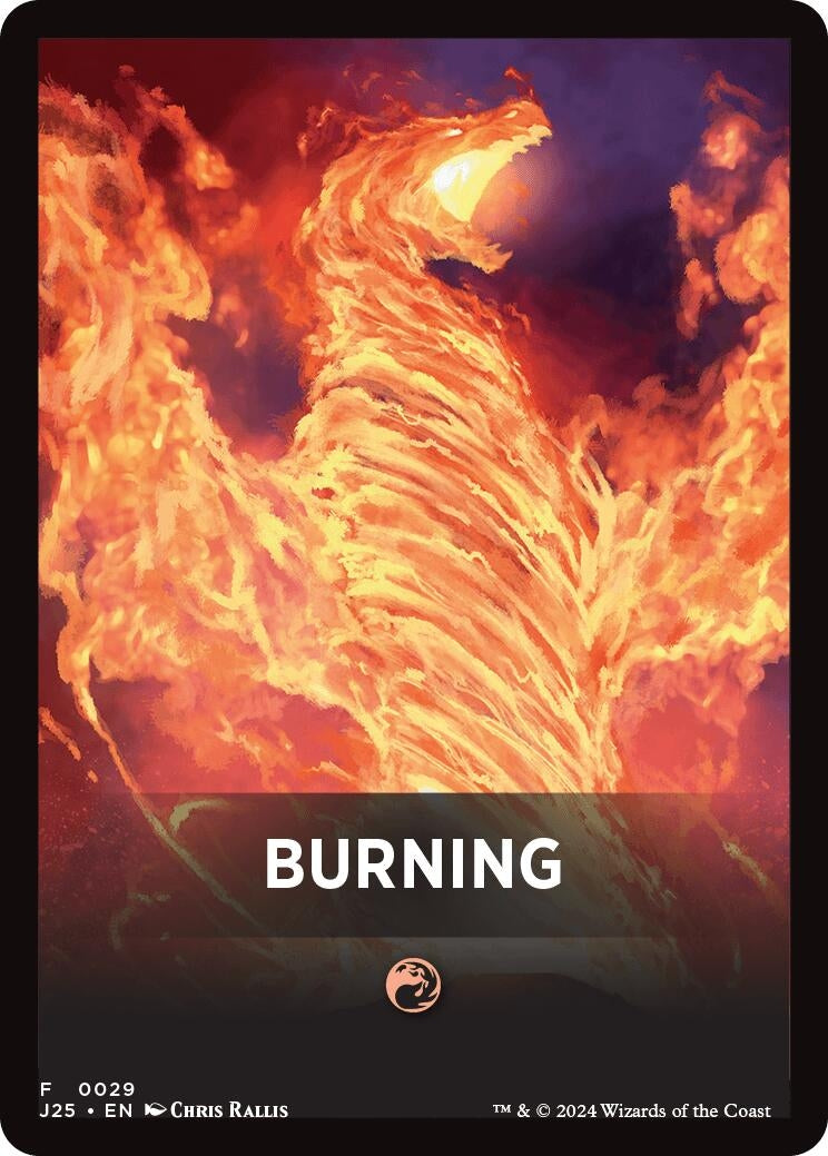 Image for Burning Theme Card (29) - Magic: The Gathering