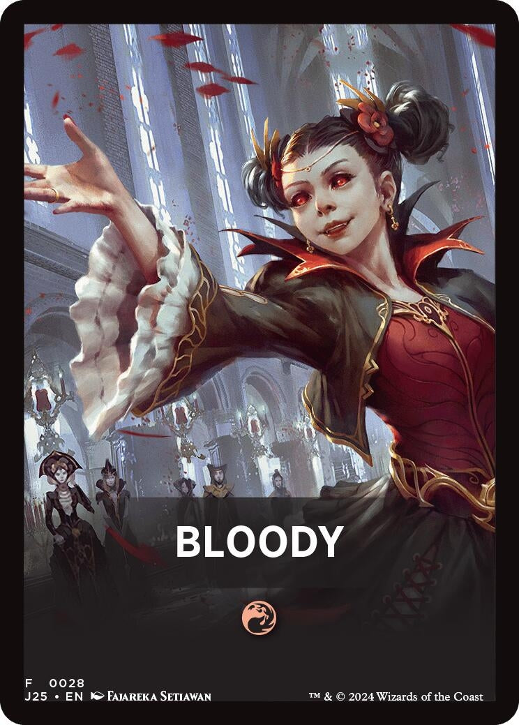 Image for Bloody Theme Card (28) - Magic: The Gathering