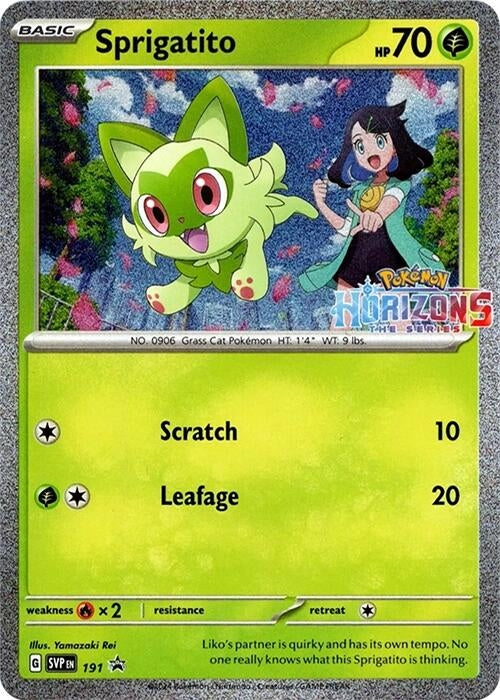 Image for Sprigatito - 191 (191) - Pokemon
