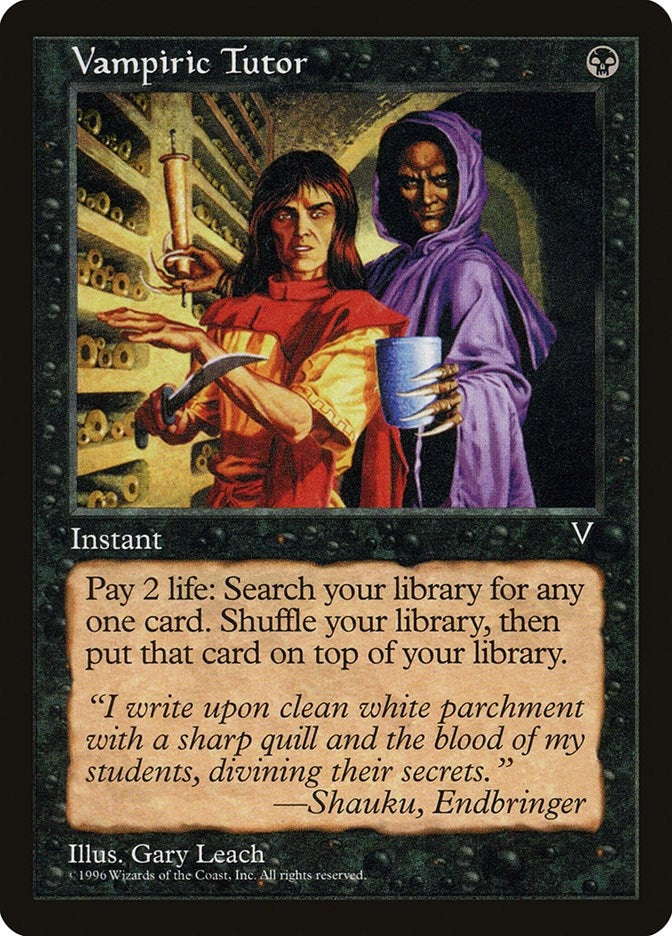 Image for Vampiric Tutor - Magic: The Gathering