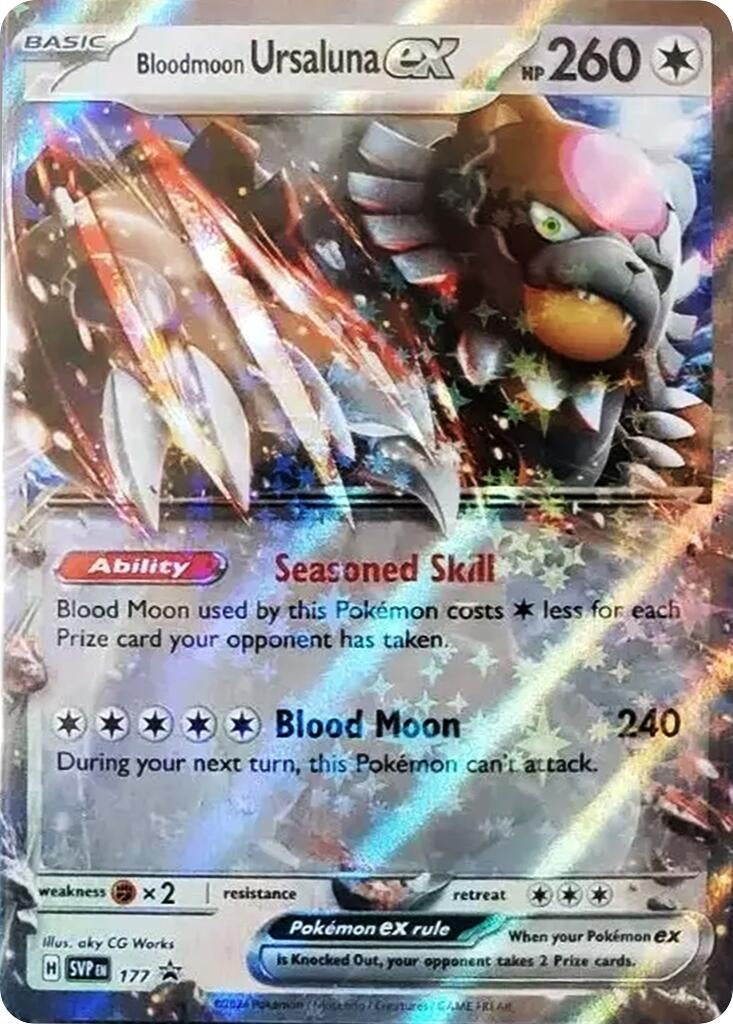 Image for Bloodmoon Ursaluna ex - 177 (177) - Pokemon
