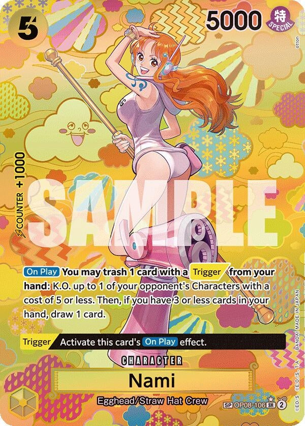 Image for Nami (SP) (OP08-106) - One Piece Card Game