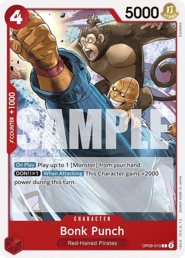 Image for Bonk Punch (OP09-010) - One Piece Card Game