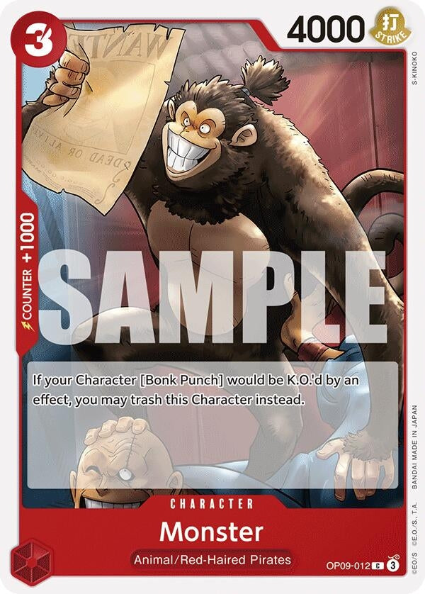 Image for Monster (OP09-012) - One Piece Card Game