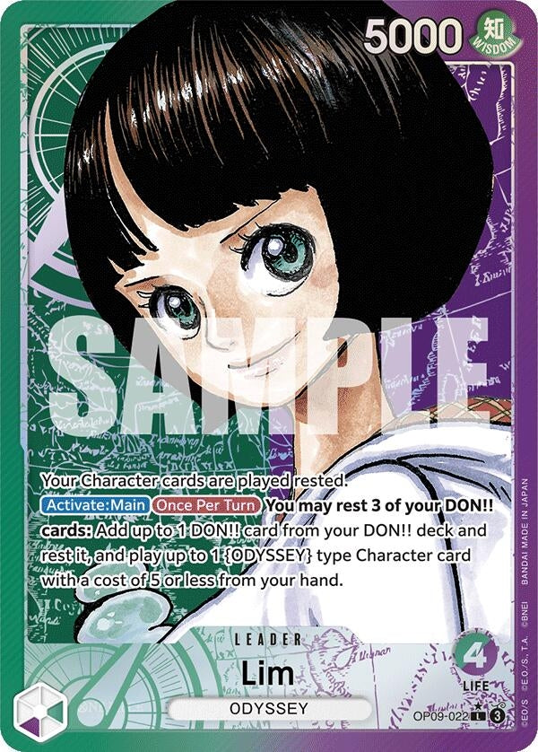 Image for Lim (022) (Parallel) (OP09-022) - One Piece Card Game
