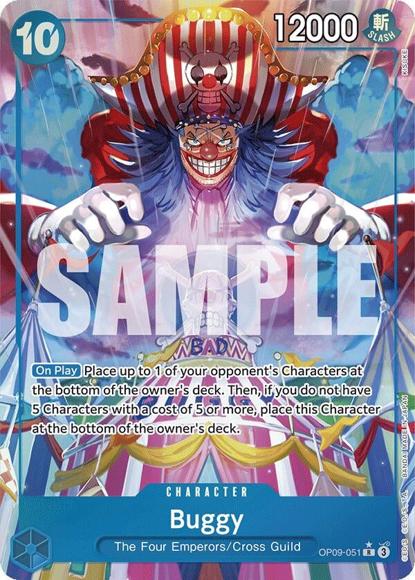 Image for Buggy (051) (Alternate Art) (OP09-051) - One Piece Card Game