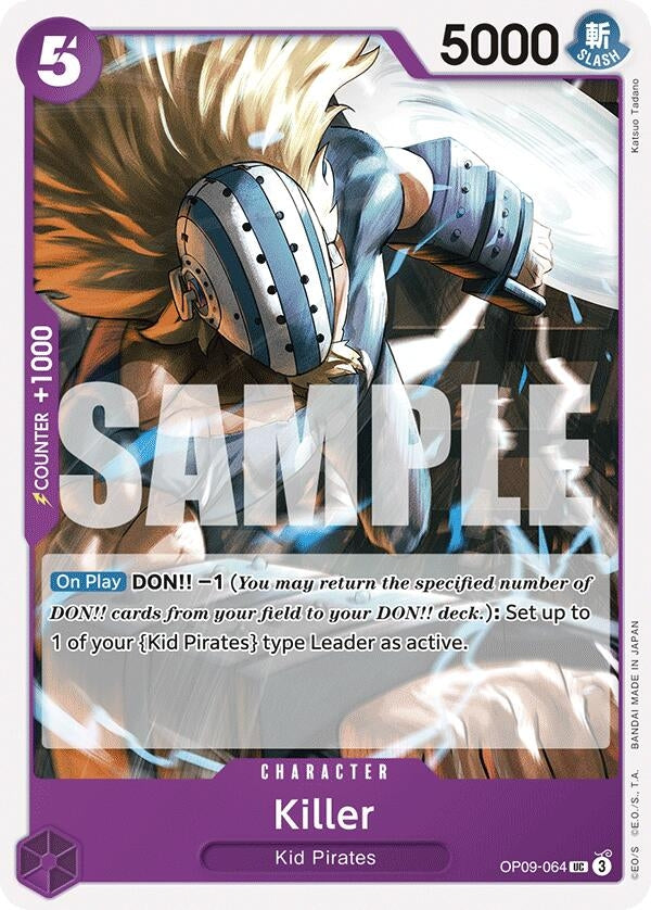 Image for Killer (OP09-064) - One Piece Card Game