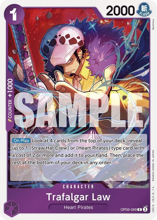 Image for Trafalgar Law (069) (OP09-069) - One Piece Card Game