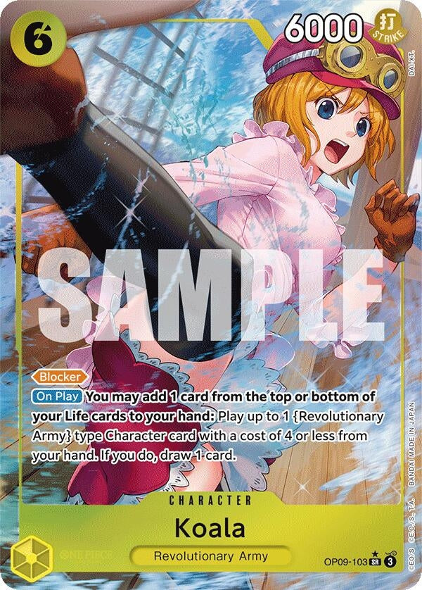 Image for Koala (Parallel) (OP09-103) - One Piece Card Game