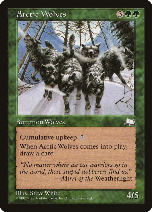 Image for Arctic Wolves - Magic: The Gathering