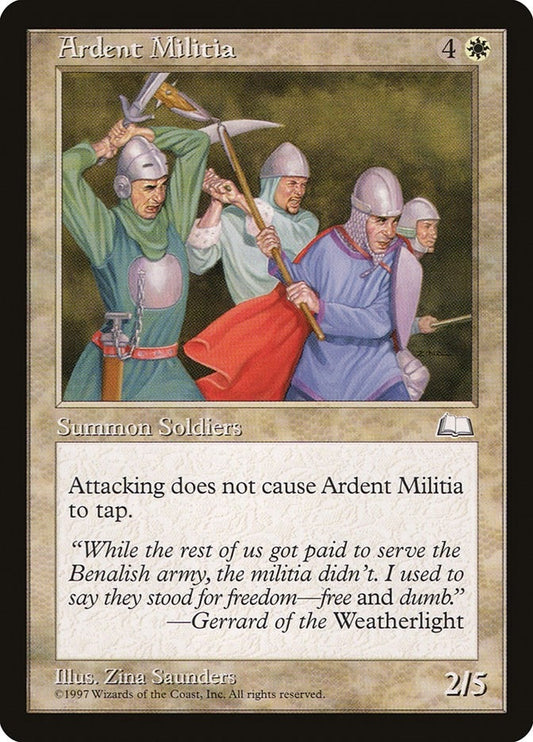 Image for Ardent Militia - Magic: The Gathering