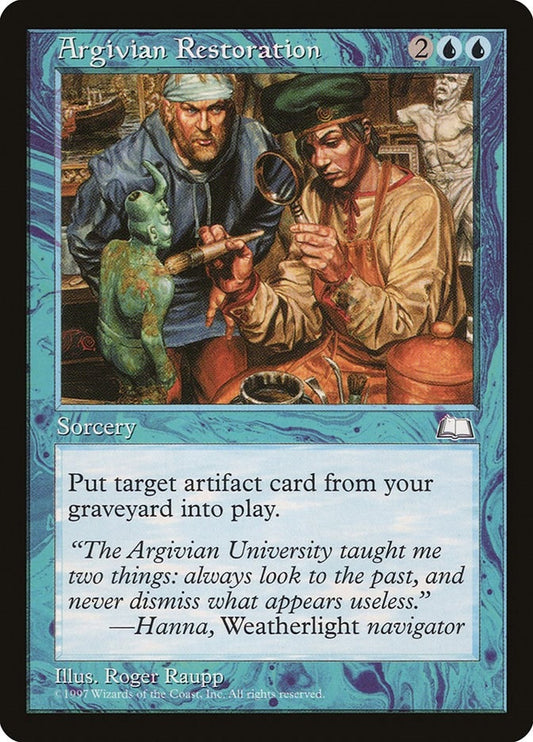 Image for Argivian Restoration - Magic: The Gathering