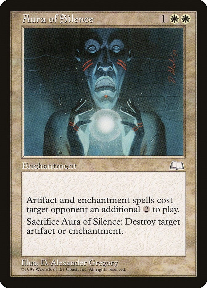 Image for Aura of Silence - Magic: The Gathering