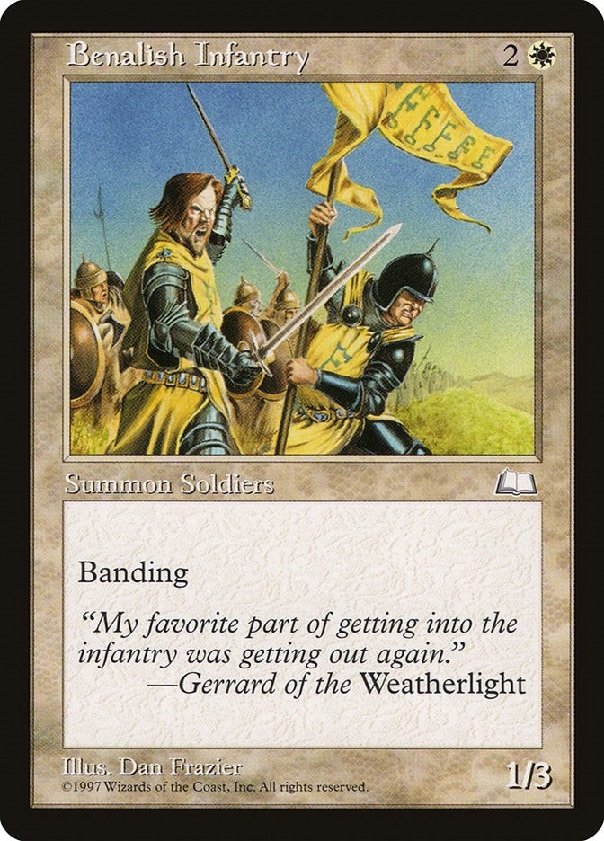 Image for Benalish Infantry - Magic: The Gathering