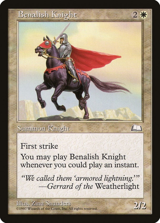 Image for Benalish Knight - Magic: The Gathering