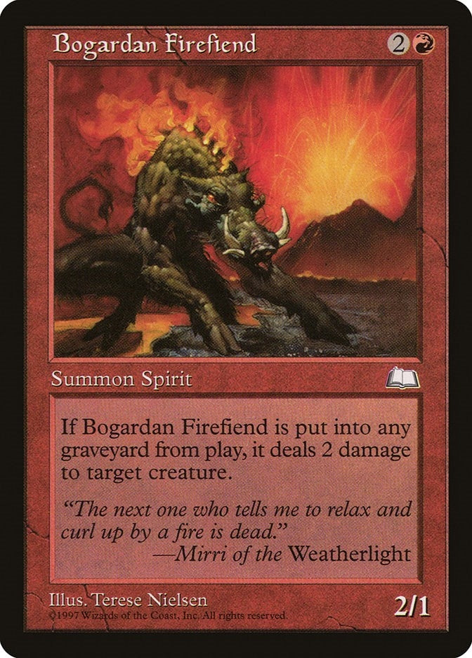 Image for Bogardan Firefiend - Magic: The Gathering