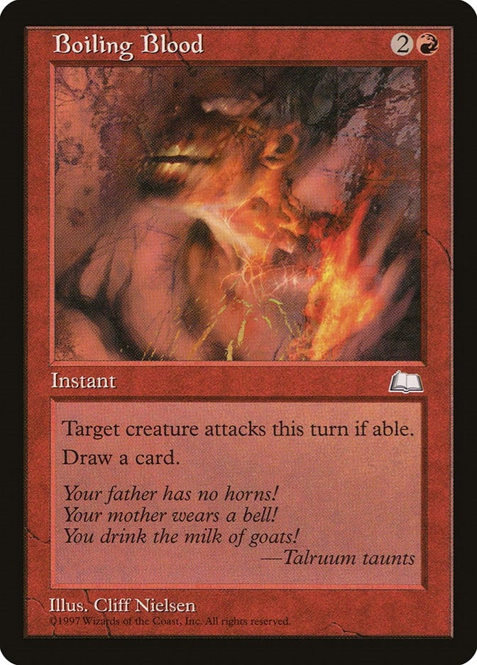 Image for Boiling Blood - Magic: The Gathering