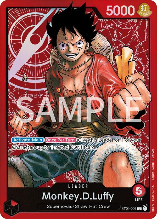 Image for Monkey.D.Luffy (ST01-001) - One Piece Card Game