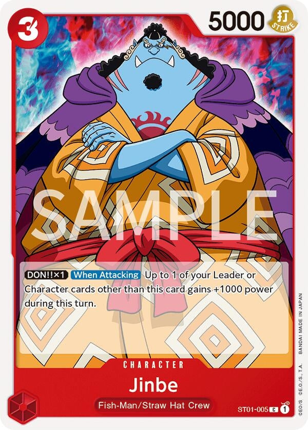 Image for Jinbe (ST01-005) - One Piece Card Game