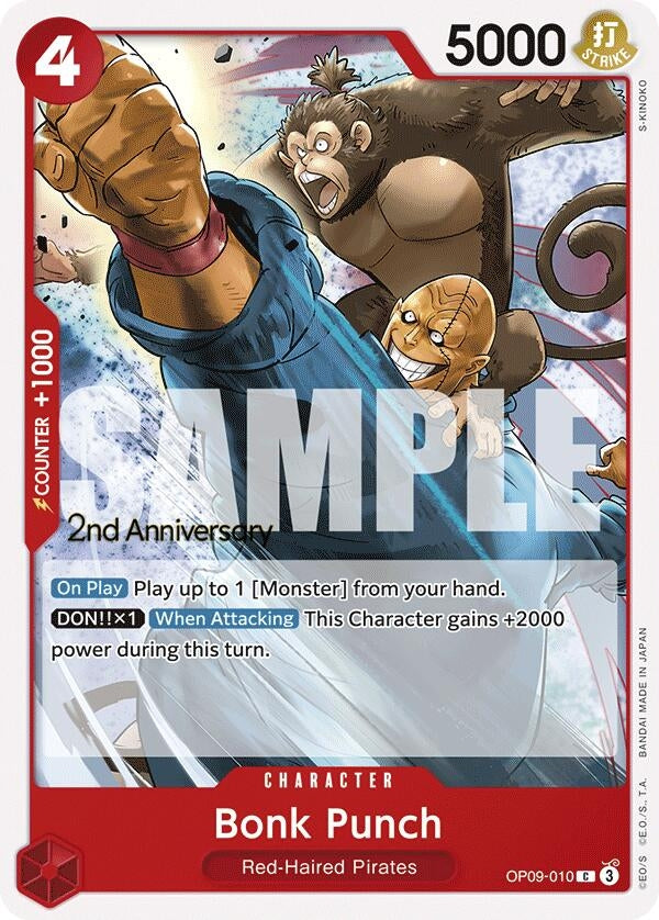 Image for Bonk Punch (OP09-010) - One Piece Card Game