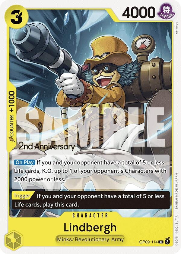 Image for Lindbergh (OP09-114) - One Piece Card Game
