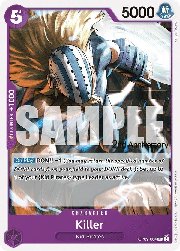 Image for Killer (OP09-064) - One Piece Card Game