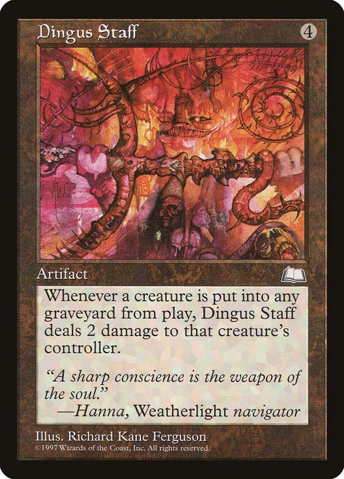 Image for Dingus Staff - Magic: The Gathering
