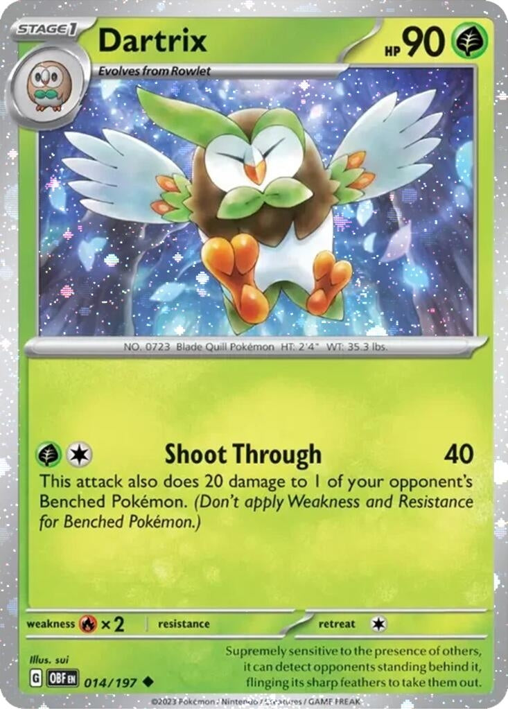 Image for Dartrix - 014/197 (Cosmos Holo) (014/197) - Pokemon