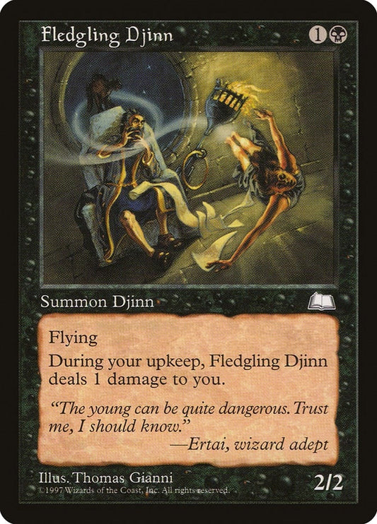 Image for Fledgling Djinn - Magic: The Gathering