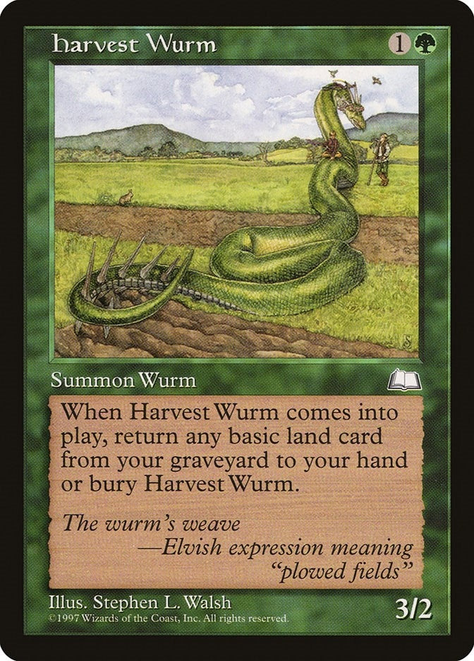 Image for Harvest Wurm - Magic: The Gathering