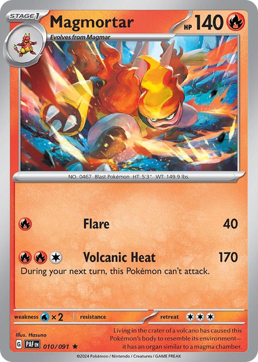 Image for Magmortar - 010/091 (Paldean Fates) (010/091) - Pokemon