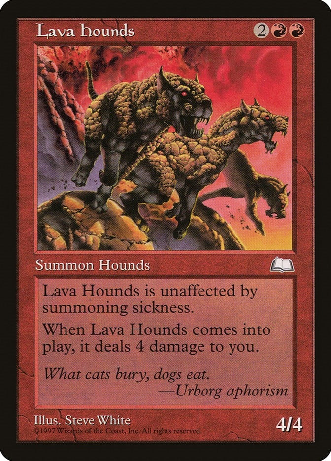 Image for Lava Hounds - Magic: The Gathering