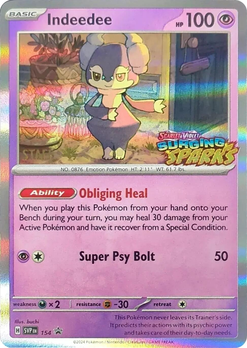 Image for Indeedee - 154 (Staff) (154) - Pokemon