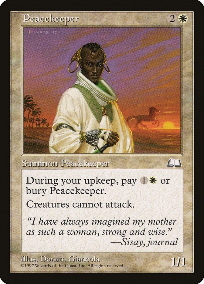 Image for Peacekeeper - Magic: The Gathering