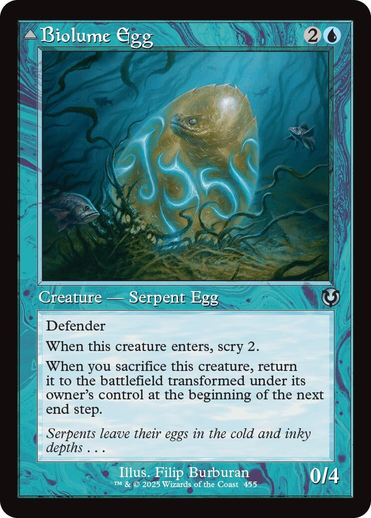 Image for Biolume Egg (Retro Frame) (455) - Magic: The Gathering