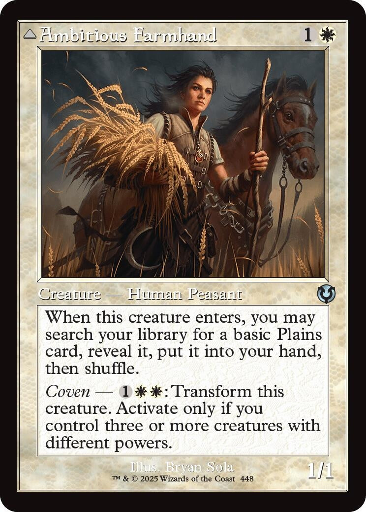 Ambitious Farmhand (Retro Frame) (448)
