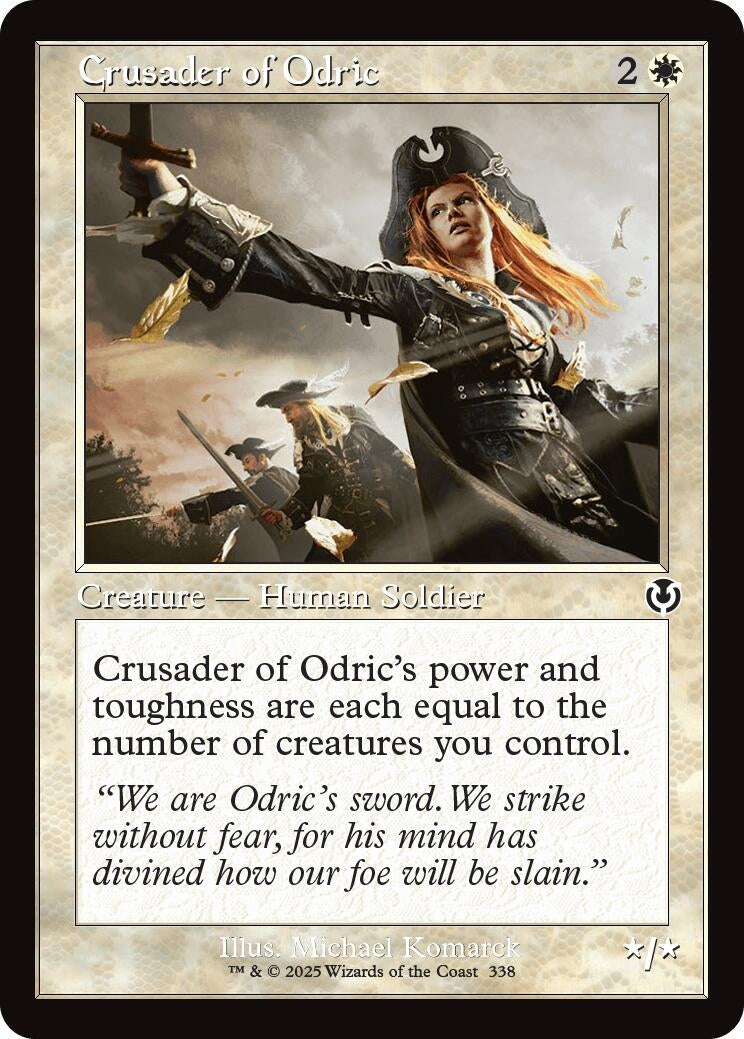 Image for Crusader of Odric (Retro Frame) (338) - Magic: The Gathering