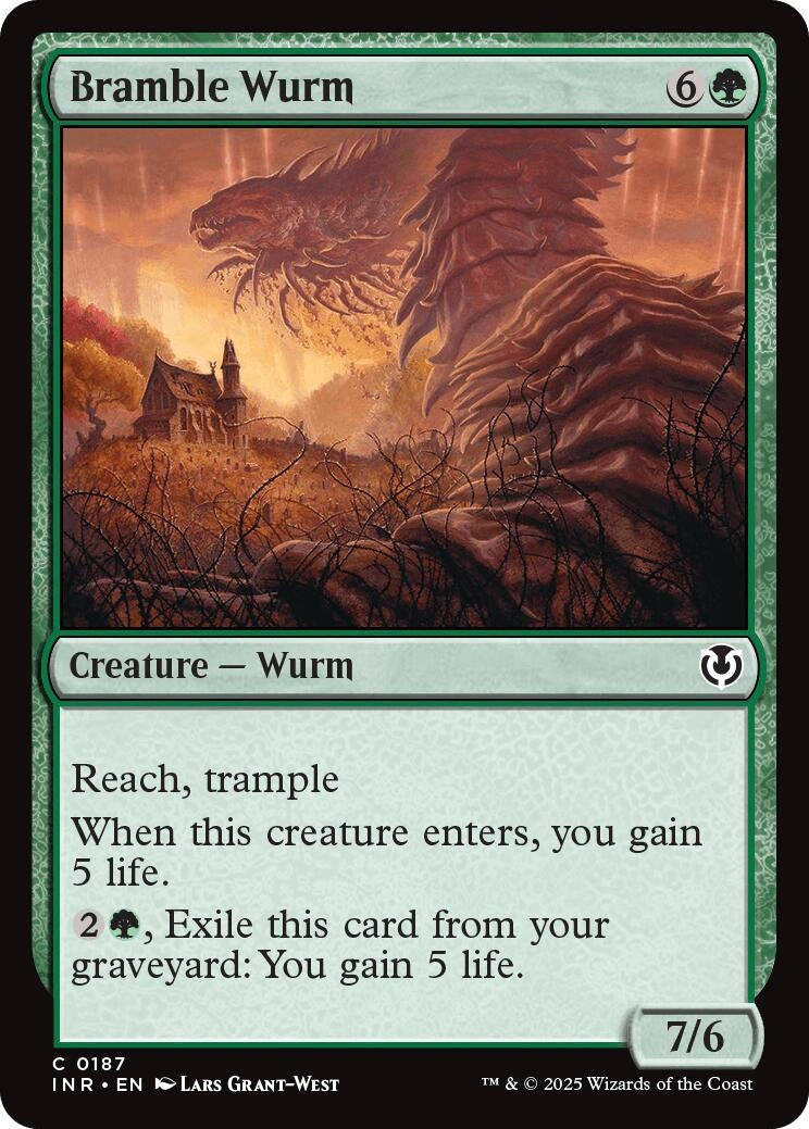 Image for Bramble Wurm (187) - Magic: The Gathering