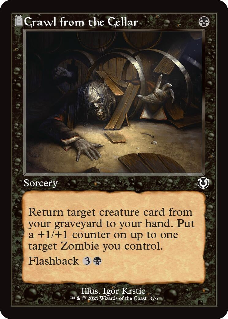 Image for Crawl from the Cellar (Retro Frame) (376) - Magic: The Gathering