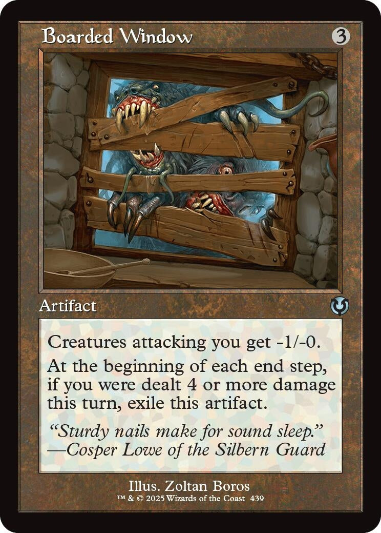 Image for Boarded Window (Retro Frame) (439) - Magic: The Gathering