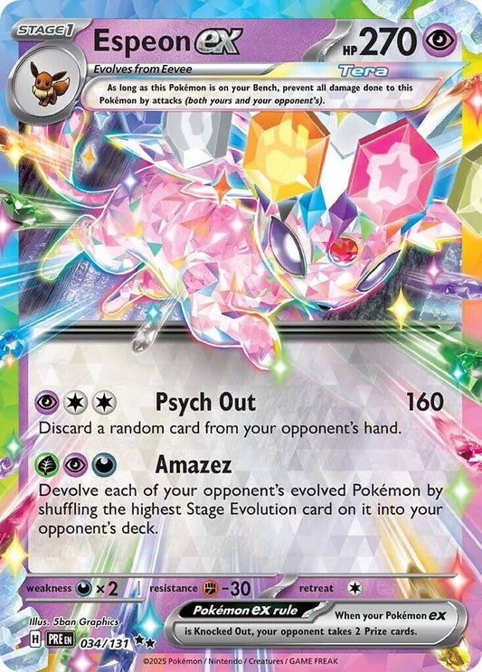 Image for Espeon ex (034/131) - Pokemon