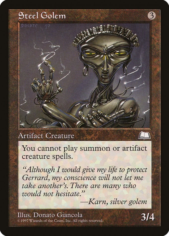 Image for Steel Golem - Magic: The Gathering